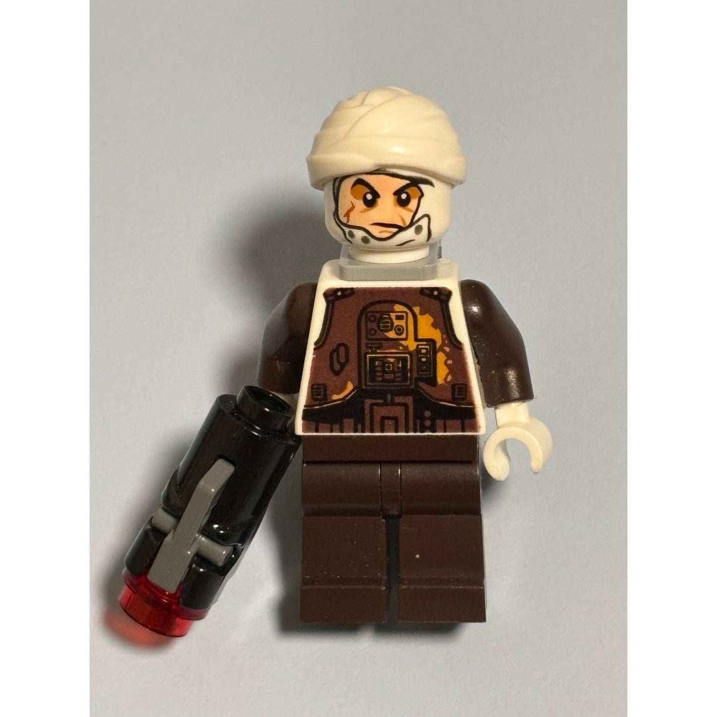 LEGO Dengar Minifigure White Torso Star-Wars 75145 75167 sw0751 With Backpack