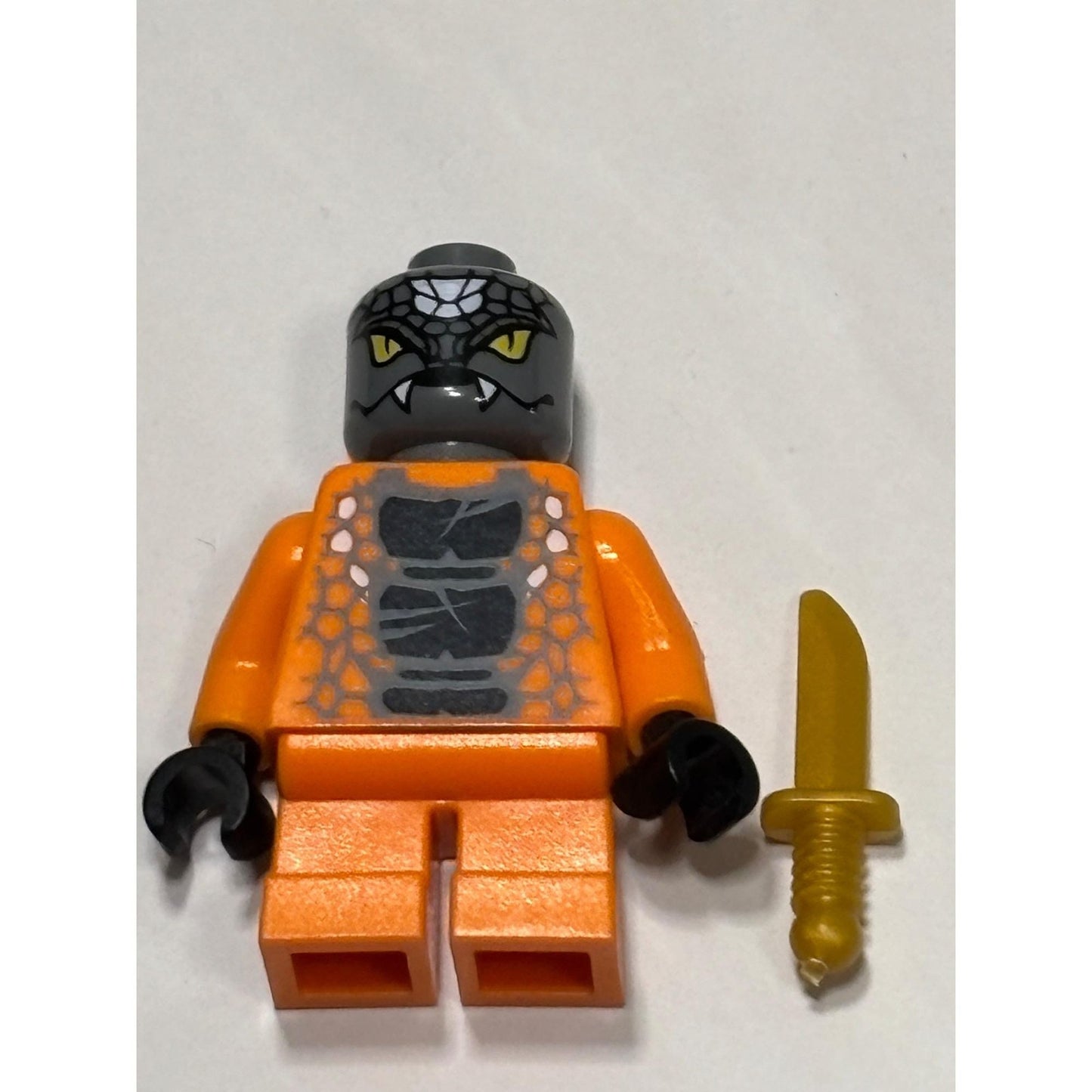 LEGO Ninjago Snike njo063 Minifigure with Weapon - Set 9448 Samurai Mech