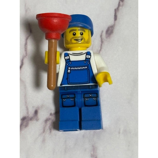 Lego Collectible Mini Figure Series 9 Plumber 71006 COL144 col09-16