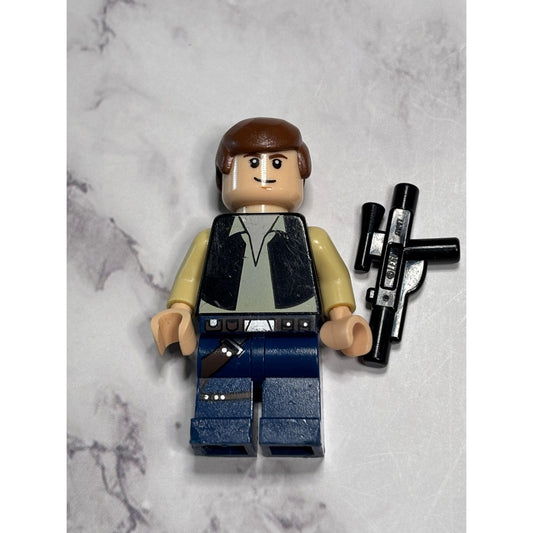 Lego Han Solo Minifigure, Star Wars SW0334, Set 7965-1 Millennium Falcon