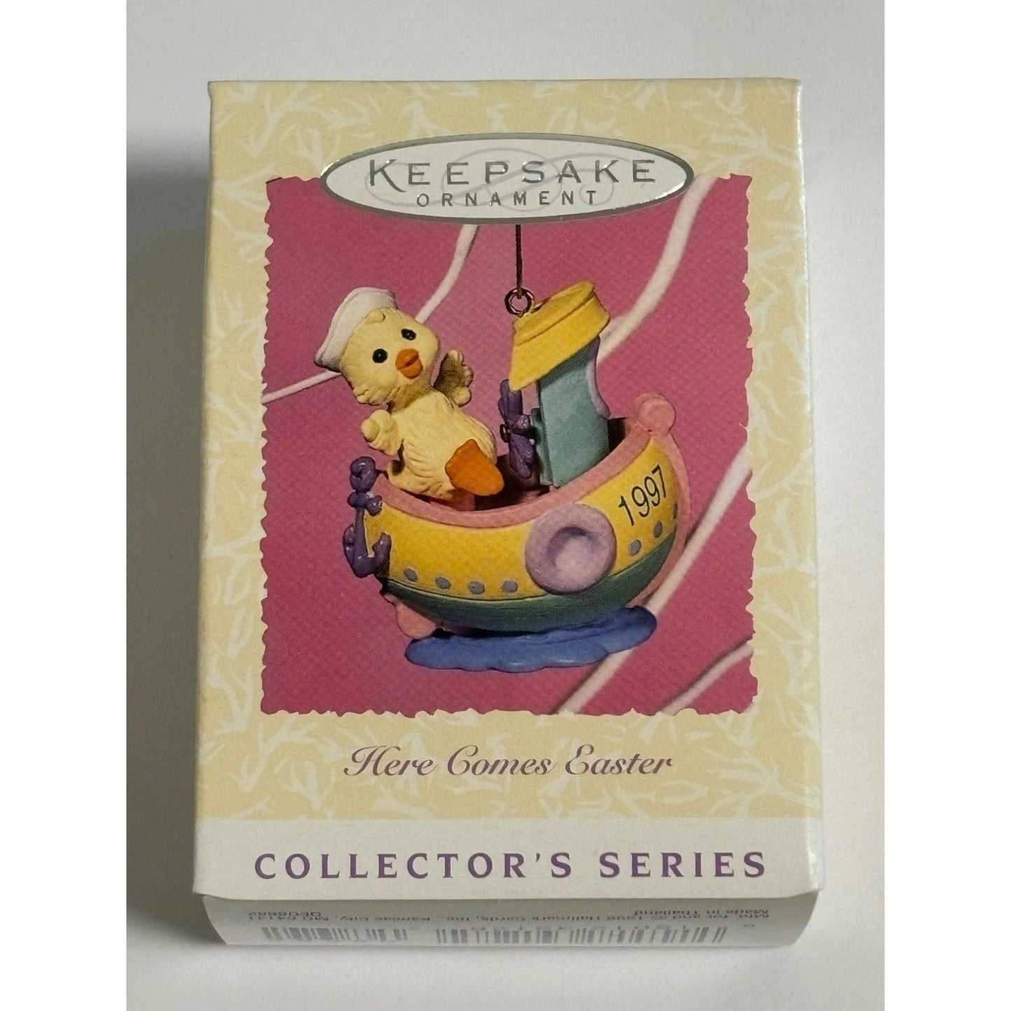 Hallmark Keepsake Easter Ornament 1997 Spring Collection Here Comes #4 in Series