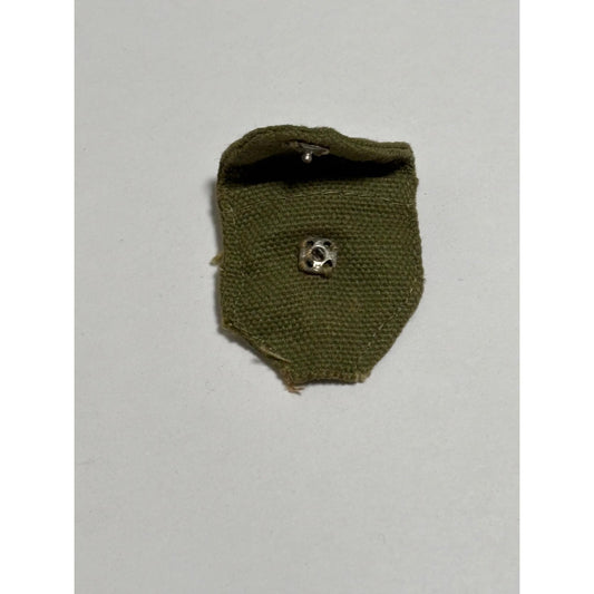 1960s GI Joe Shovel Canteen Cover Sheath Green Cloth Combat Hasbro Accessory