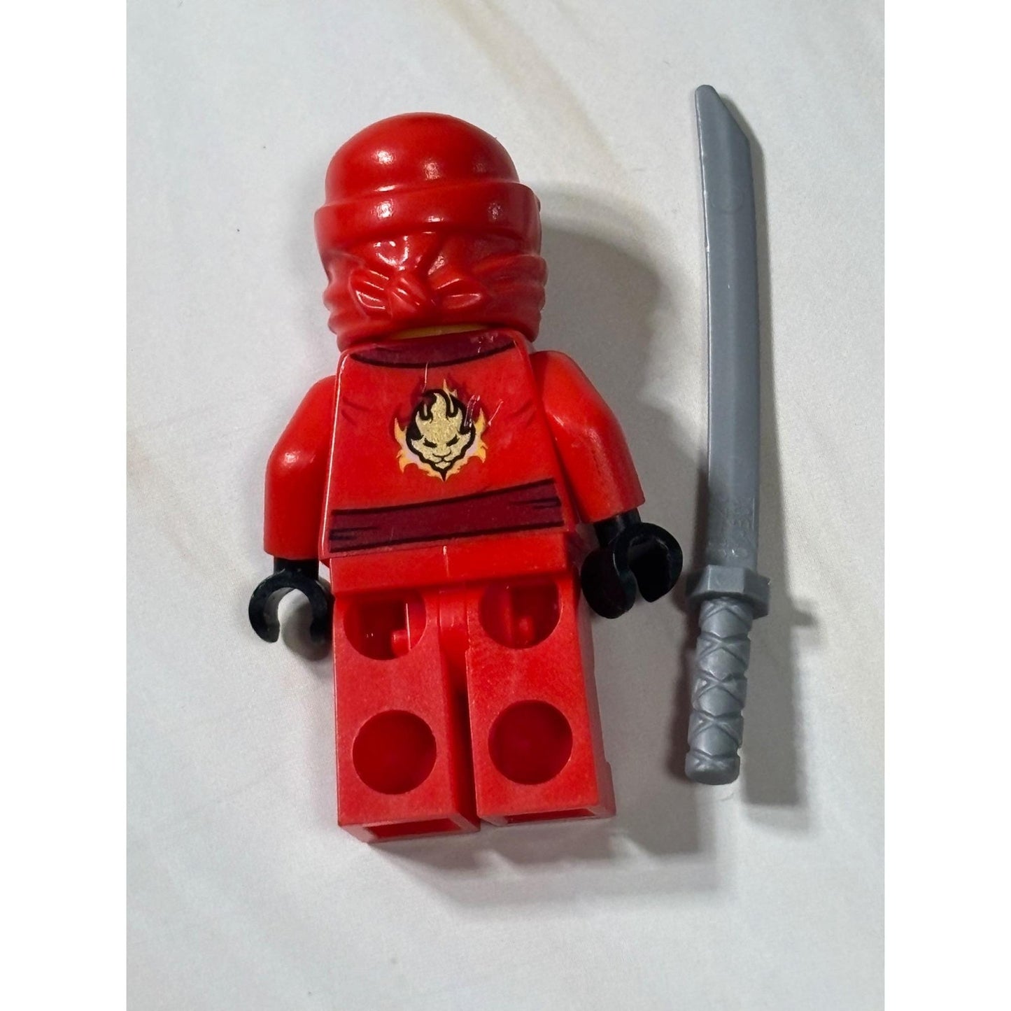 LEGO Minifigure Kai Rebooted with ZX Hood njo205 Ninjago Red Ninja