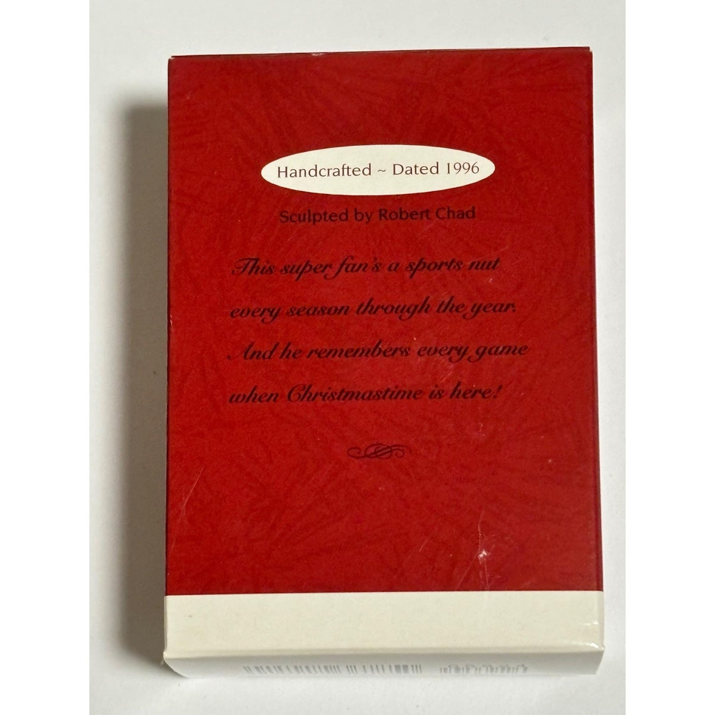 1996 Hallmark Keepsake Fan-tastic Season Christmas Decorative Holiday Ornament