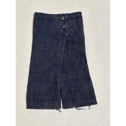 GI Joe Action Sailor Blue Jean Denim Pants 2 Snaps Hasbro Japan ~ Vintage 1960s