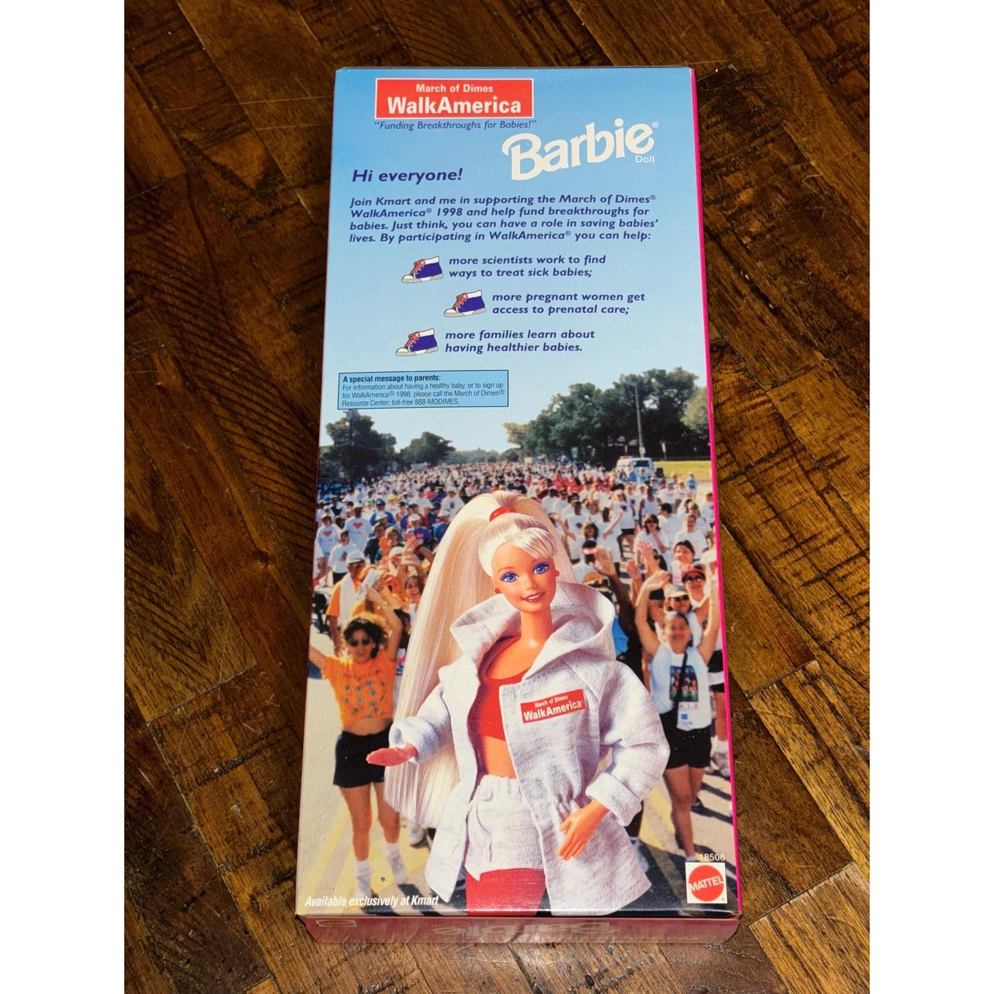 March of Dimes Barbie Kmart Special Edition 18506 1997 NIB
