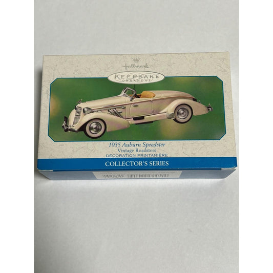 2001 Hallmark Ornament 1930 Cadillac #4 in Series Vintage Roadster Car