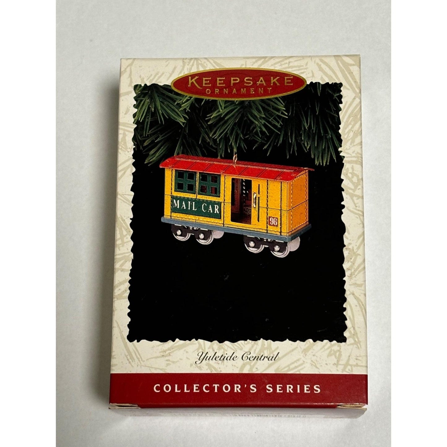 Lot of 3 Hallmark Christmas Yuletide Central Train Ornaments 3 4 5 in Series