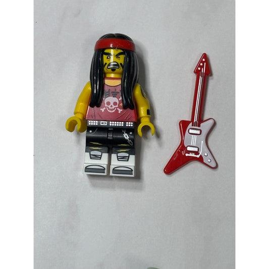 Lego Gong Guitar Rocker Minifigure Ninjago Movie 71019 coltlnm17 coltlnm-17