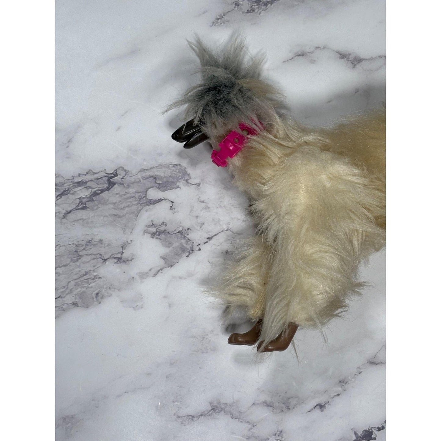 Barbie Beauty Dog Afghan Hound Poseable Figure Mattel 1981 Tan/Brown long hair