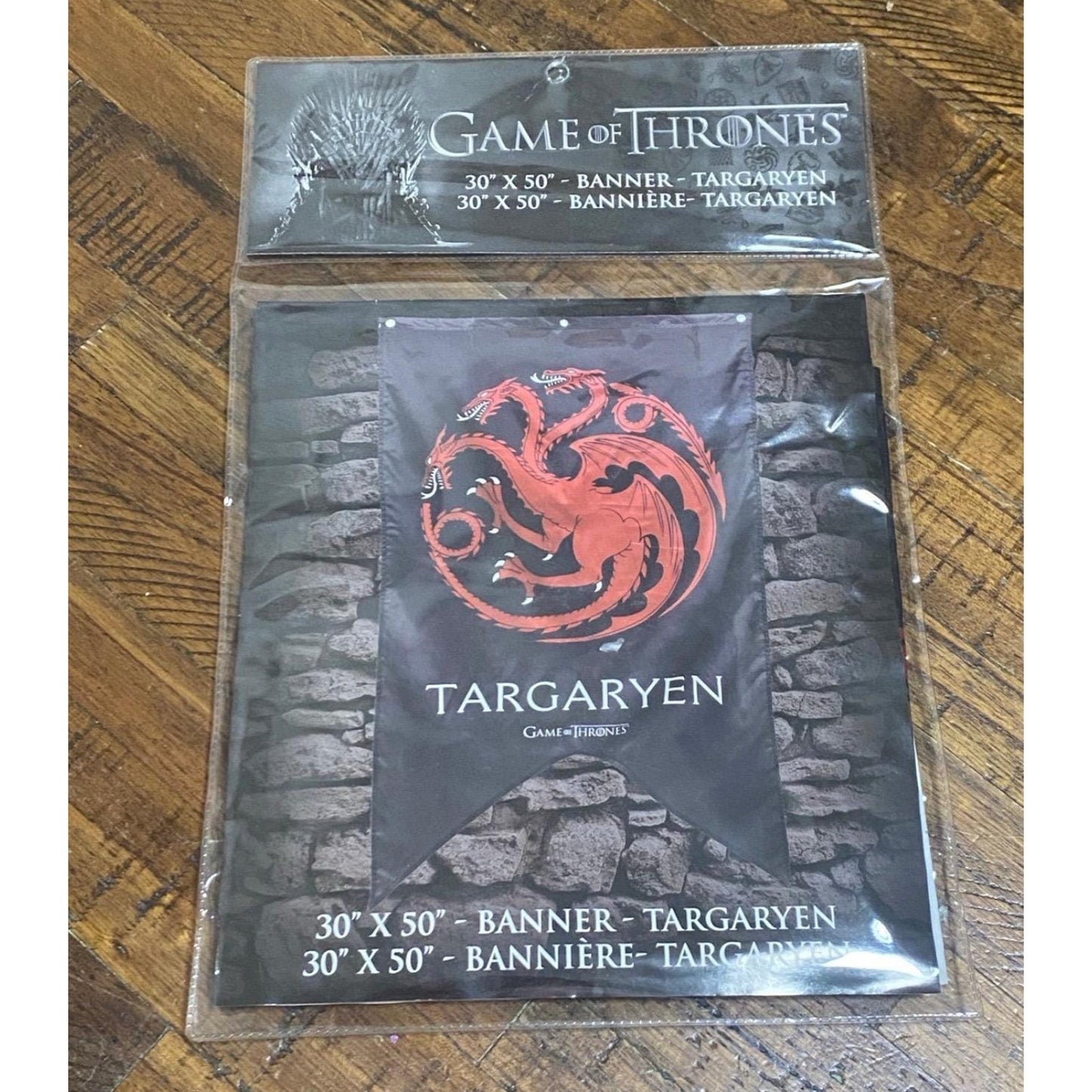 New HBO Game of Thrones Targaryen Family Banner, 30" x 50"