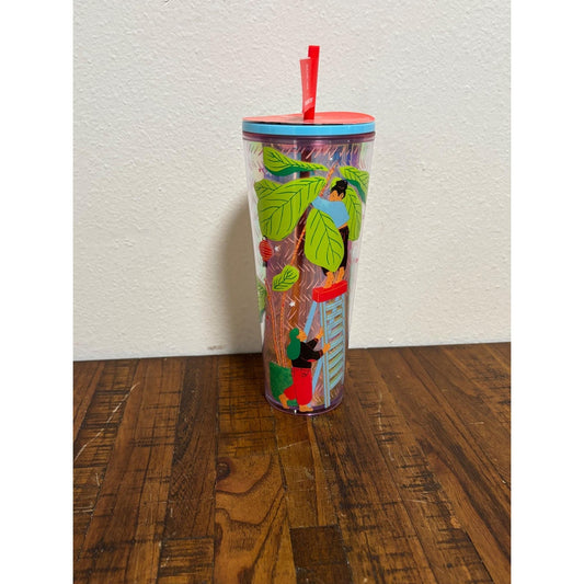Starbucks 2024 Summer Butterfly Silicone Straw Topper Venti Cold Cup 24oz