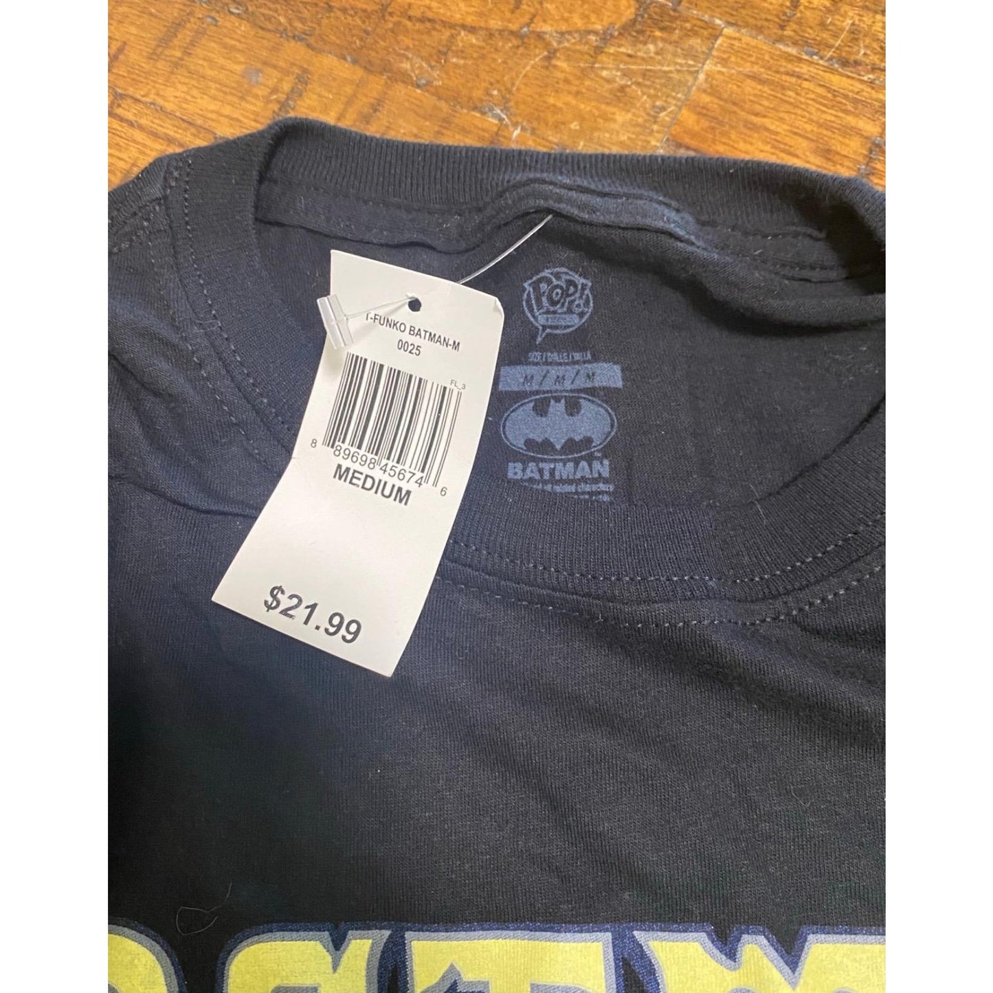 New Funko Pop Batman Shirt Black Medium