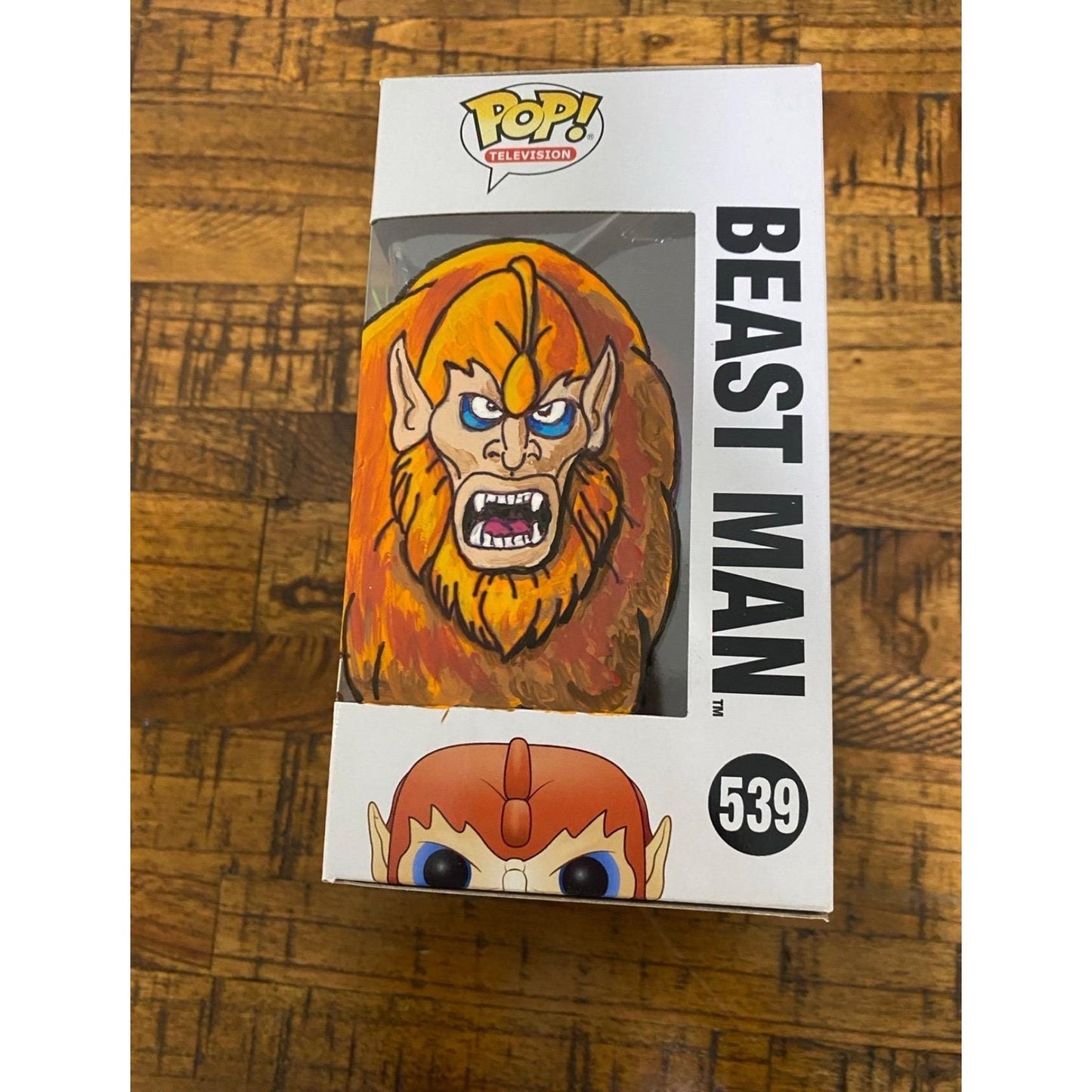 Funko Pop MOTU Masters Universe Beast Man 539 Signed Illustrated by Robert Lamb