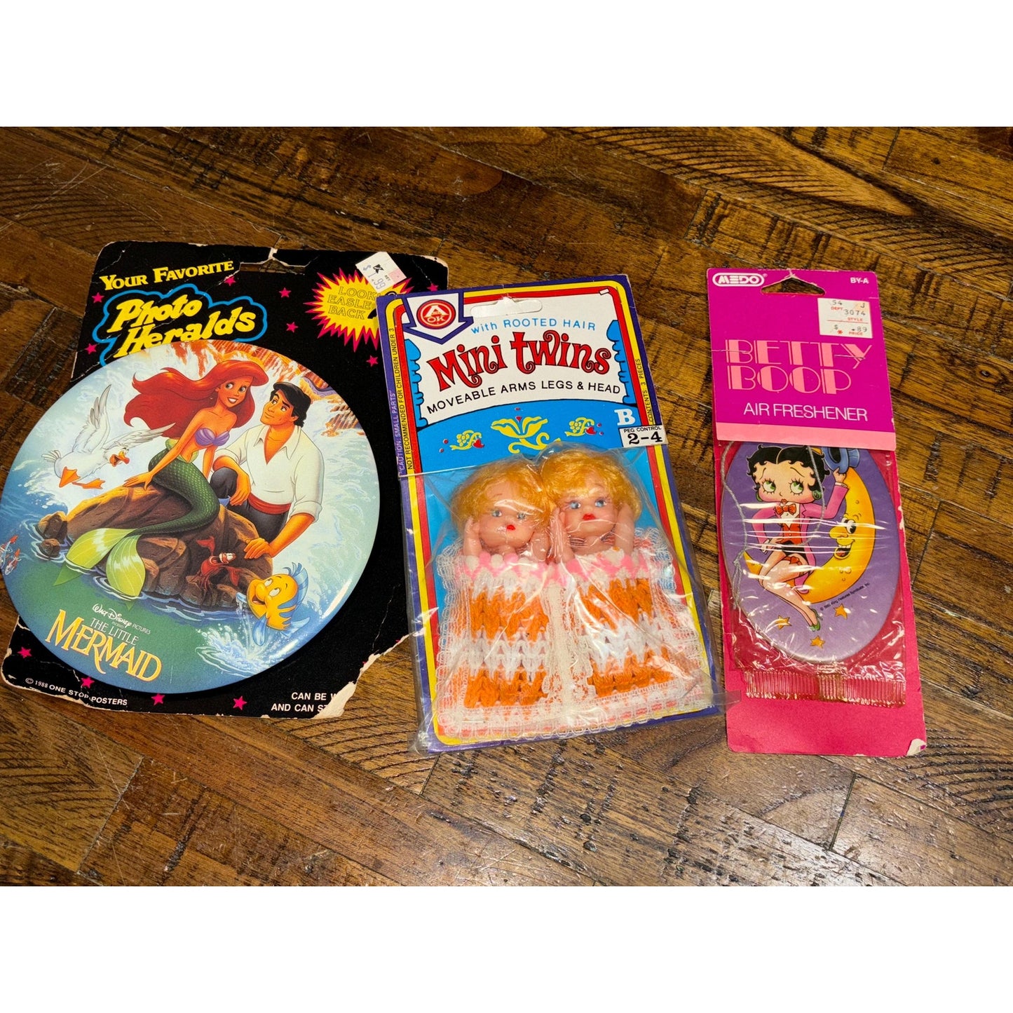 Lot of 3 NEW Vintage Toys Collectibles from the 1980s