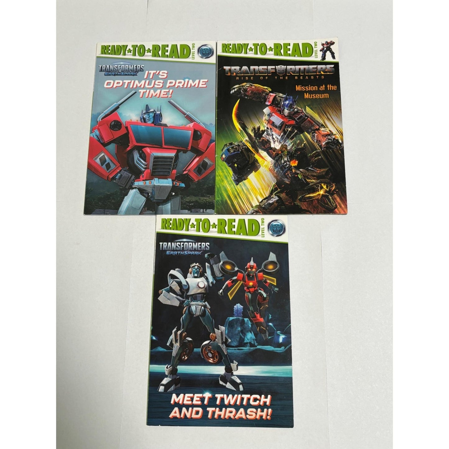 Lot of 3 Transformers Ready to Read books