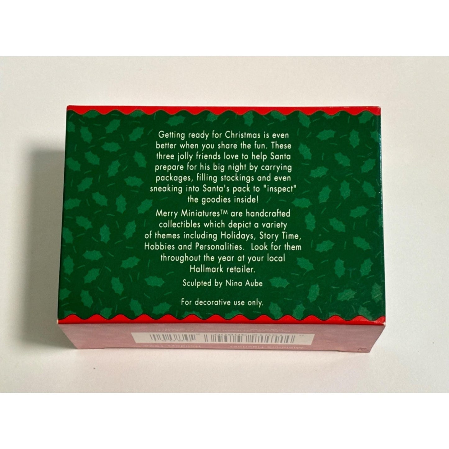 SANTA'S HELPERS Woodchucks 1996 Hallmark Merry Miniatures Christmas