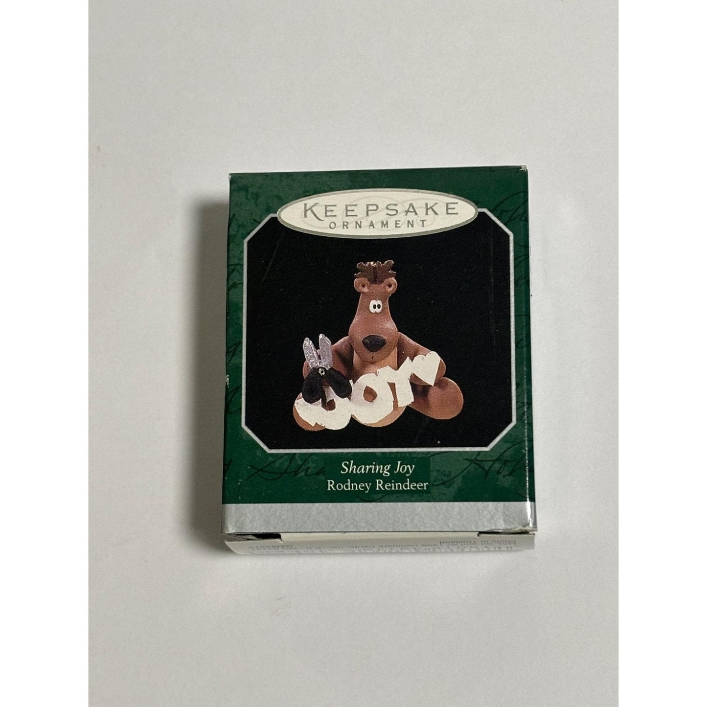 1998 SHARING THE JOY-Rodney Reindeer Hallmark Keepsake Miniature Ornament