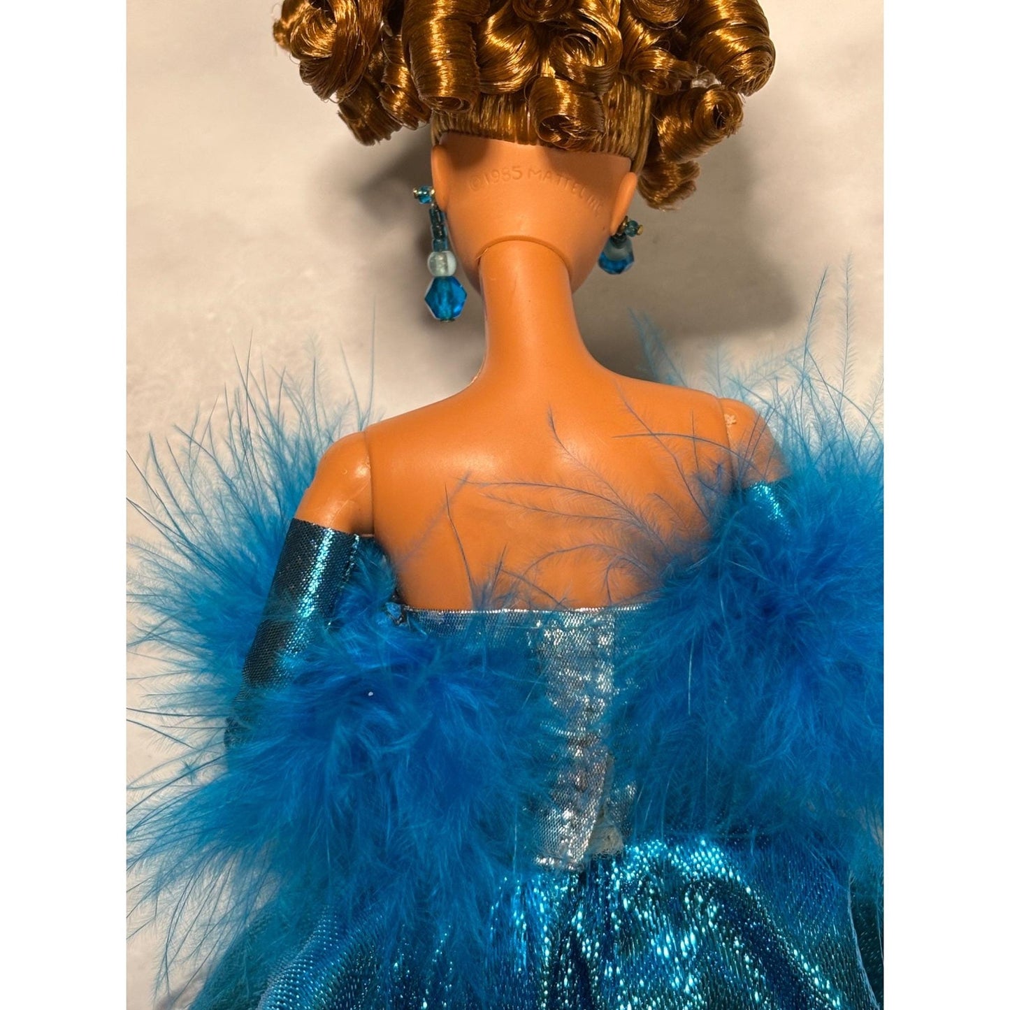 OOAK Barbie By Bruce A Nygren Custom Gown Hairdo Artist Designer Doll Blue