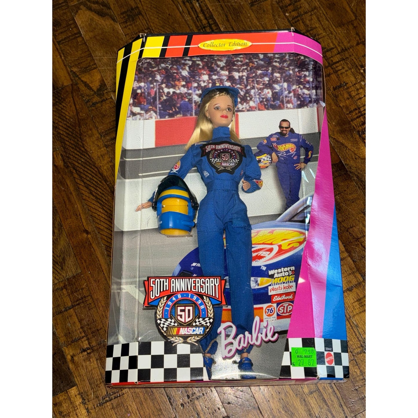 Barbie 50th Anniversary NASCAR Collector Edition Doll #20442 Mattel 1998