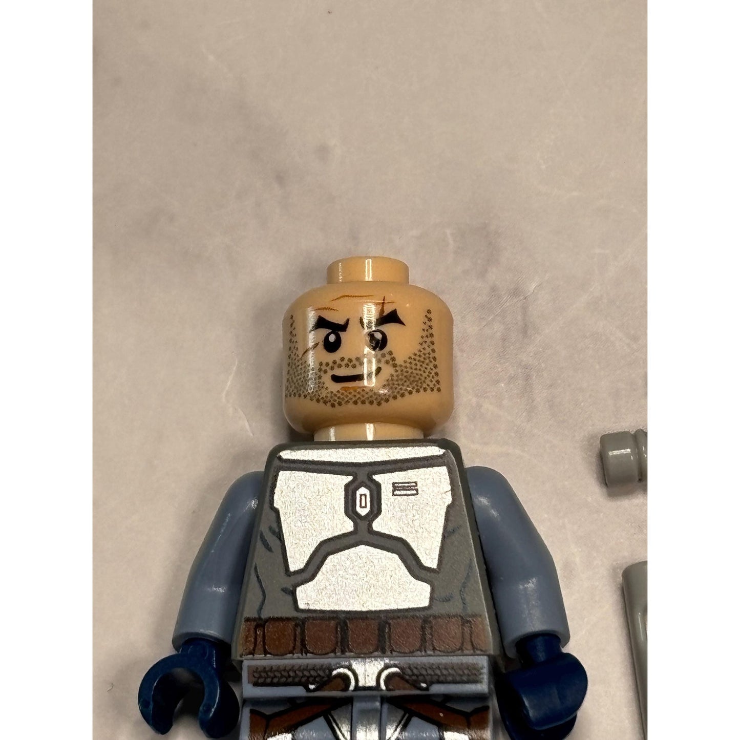 LEGO Star Wars Jango Fett Minifigure Mandalorian sw0468 75015 Bounty Hunter Blue