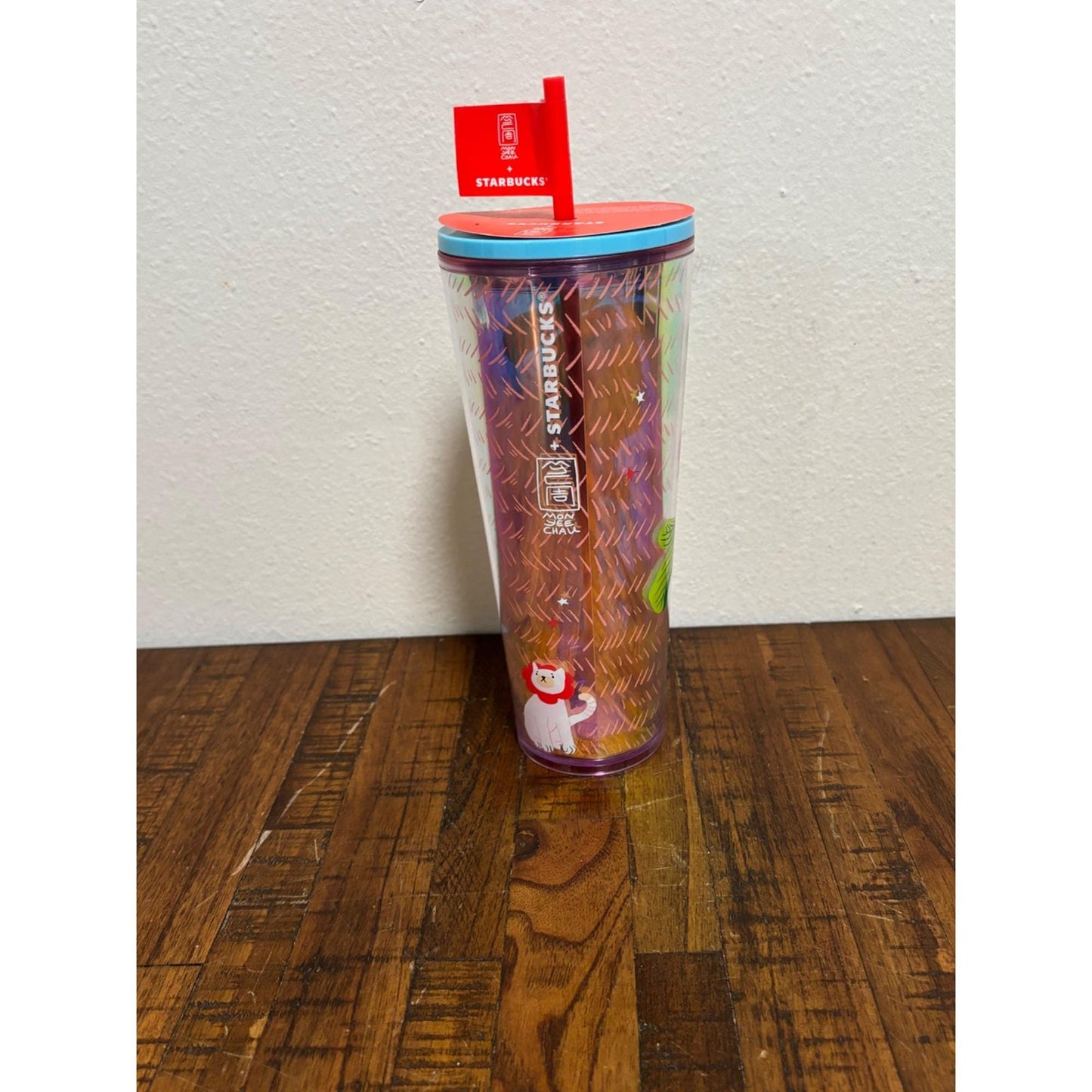 Starbucks 2024 Summer Butterfly Silicone Straw Topper Venti Cold Cup 24oz