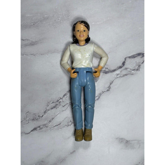 Fisher-Price Loving Family Dollhouse 2000 Mom Mother Doll Figure Dark Brown Hair