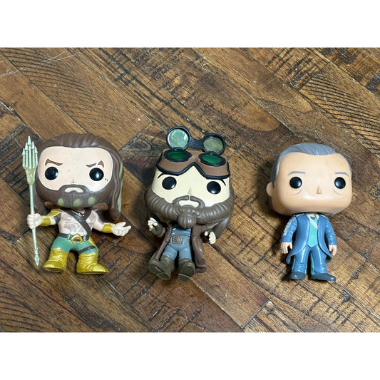 Lot of 3 OOB Funko Pop Aquaman 87 David Nix Tomorrowland 142 Artemis Fowl 573